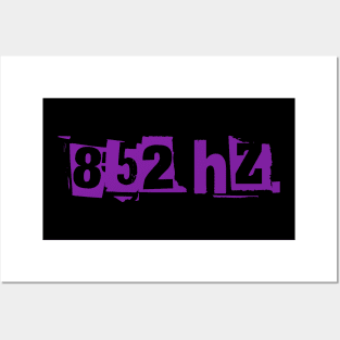 Solfeggio Frequency 852 hz. Posters and Art